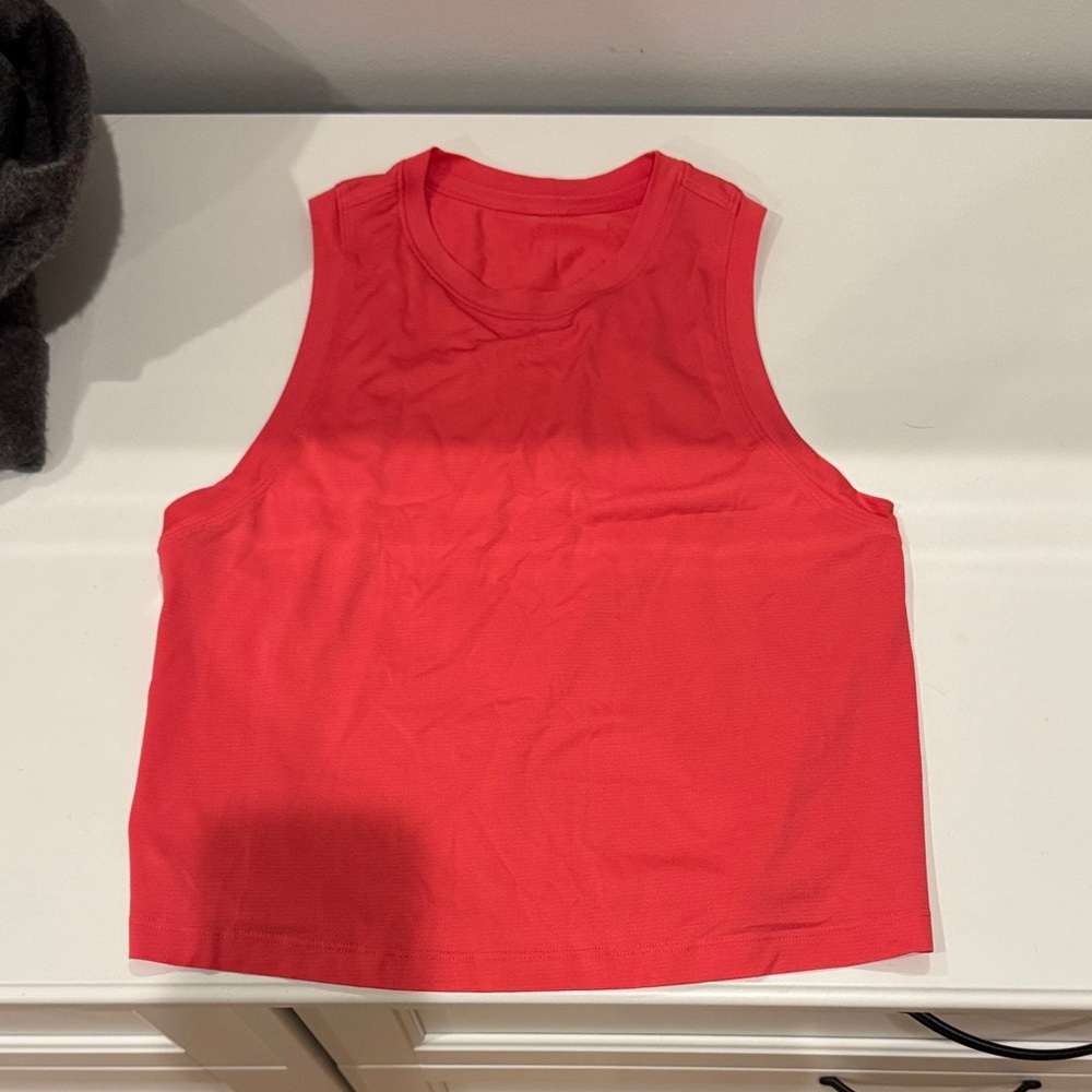 Lululemon Athletica Red Tank Top